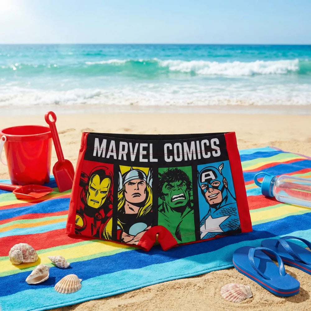 Marvel Avengers Kinder Badehose Badeshorts - WS-Trend.de Captain America Hulk jungen Bademode