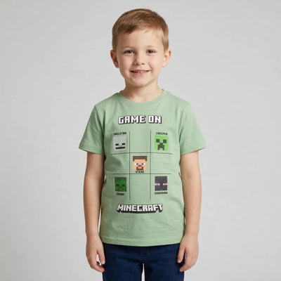 Minecraft Creeper kids short sleeve t-shirt - Ansicht 2