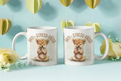 Anti Stress Baby Hund Welpe Kaffeetasse Teetasse Tasse Geschenkidee 325 ml - WS-Trend.de
