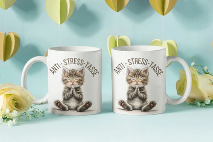 Anti Stress Baby Katze Kätzchen Kaffeetasse Teetasse Tasse Geschenkidee 325 ml - WS-Trend.de