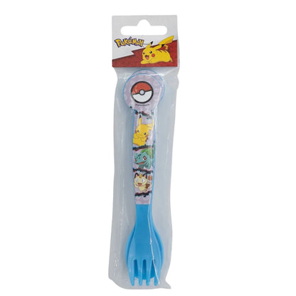 Pokemon Kinder 4 tlg. Set 3 Kammern Brotdose Gabel Löffel Alu-Flasche - WS-Trend.de