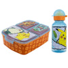 Pokemon Pikachu Kinder 2 tlg. Set 3 Kammern Brotdose Trinkflasche 370 ml