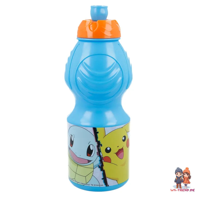 Pokemon Pikachu Kinder 4 teiliges Set Brotdose Trinkflasche Messer und Gabel - WS-Trend.de