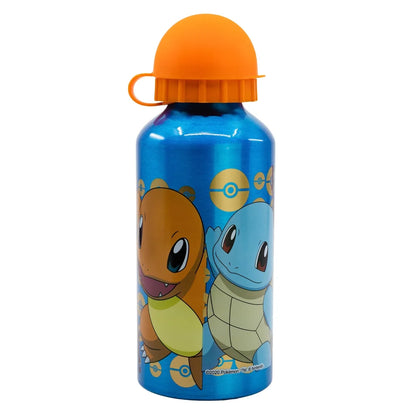 Pokemon Kinder 4 tlg. Set 3 Kammern Brotdose Gabel Löffel Alu-Flasche - WS-Trend.de
