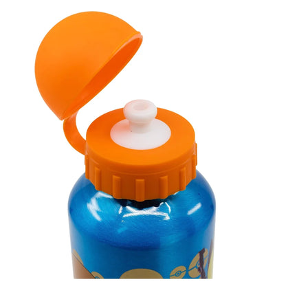 Pokemon Kinder 4 tlg. Set 3 Kammern Brotdose Gabel Löffel Alu-Flasche - WS-Trend.de