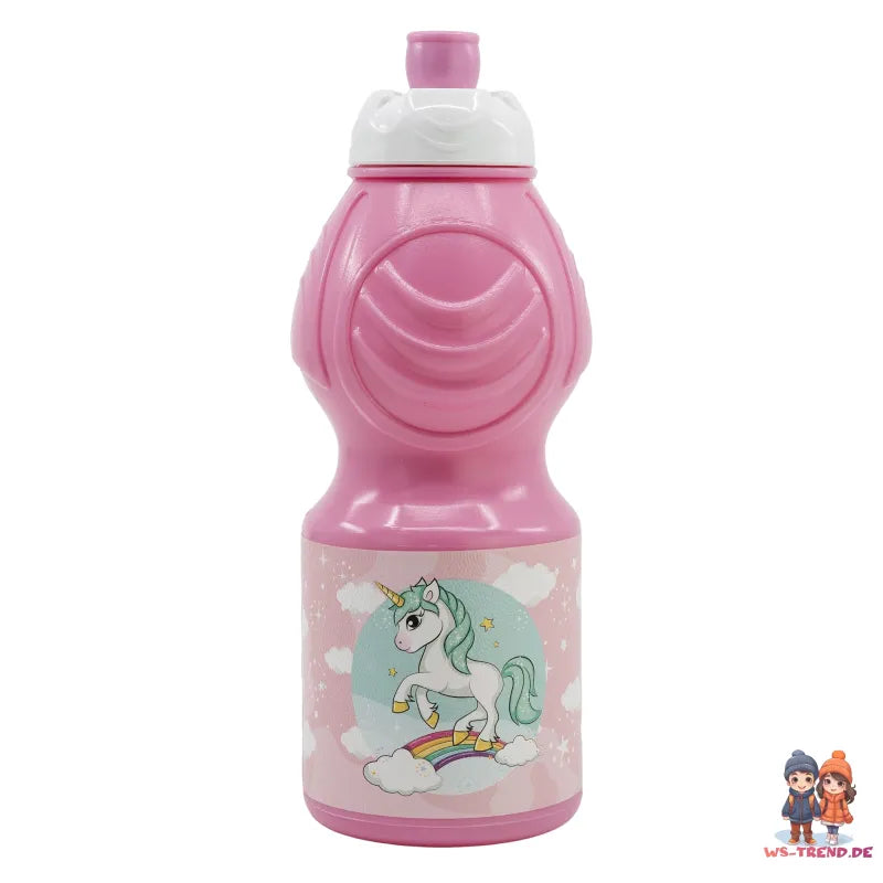 Einhorn Unicorn 2 tlg. Kinder Lunch Set Brotdose Trinkflasche 410 ml - WS-Trend.de