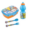 Pokemon Pikachu Kinder 4 teiliges Set Brotdose Trinkflasche Messer und Gabel