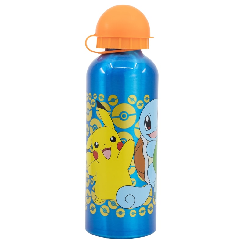 Pokemon Pikachu Kinder 4 tlg. Set 3 Kammern Brotdose Gabel Löffel XL Alu-Flasche - WS-Trend.de