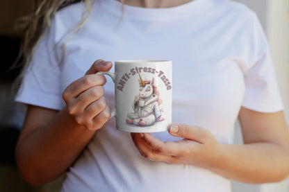 Anti Stress Einhorn Kaffeetasse Teetasse Tasse Geschenkidee 325 ml - WS-Trend.de