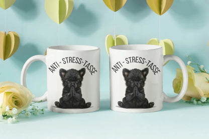Anti Stress Baby Hund Welpe Kaffeetasse Teetasse Tasse Geschenkidee 325 ml - WS-Trend.de
