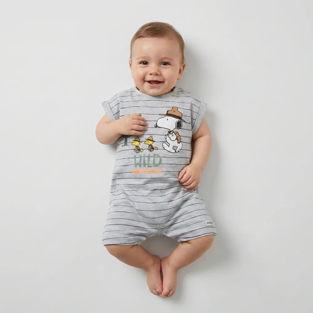 Snoopy Love Baby Kleinkind kurzarm Body Strampler - WS-Trend.de Gr. 68 - 86
