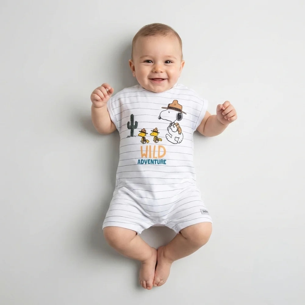 Snoopy Love Baby Kleinkind kurzarm Body Strampler - WS-Trend.de Gr. 68 - 86