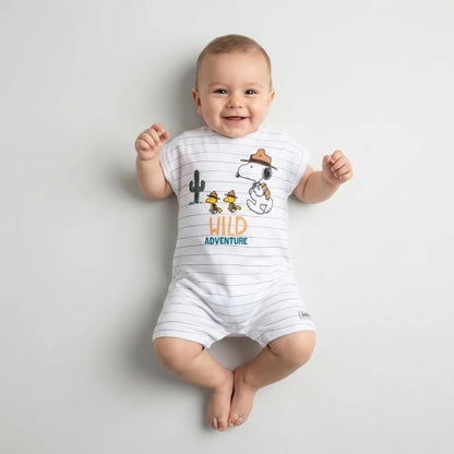 Snoopy Love Baby Kleinkind kurzarm Body Strampler - WS-Trend.de Gr. 68 - 86