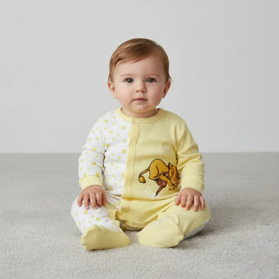 Disney König der Löwen Simba Baby Strampler Einteiler - WS-Trend.de Kleinkind kurzarm Body Gr. 68 - 92
