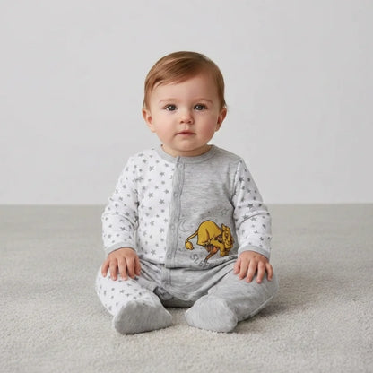 Disney König der Löwen Simba Baby Strampler Einteiler - WS-Trend.de Kleinkind kurzarm Body Gr. 68 - 92