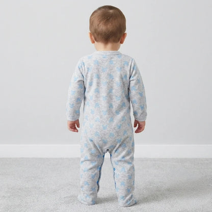 Disney Mickey Maus Baby Velours langarm Strampler Einteiler - WS-Trend.de Kleinkind Velour Body Gr. 62 - 92