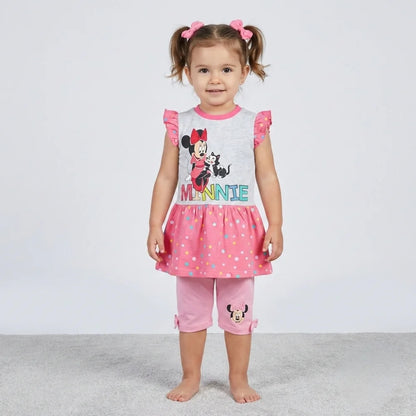 Disney Minnie Maus Baby 2 tlg Mädchen Set Kleid plus Leggings - WS-Trend.de
