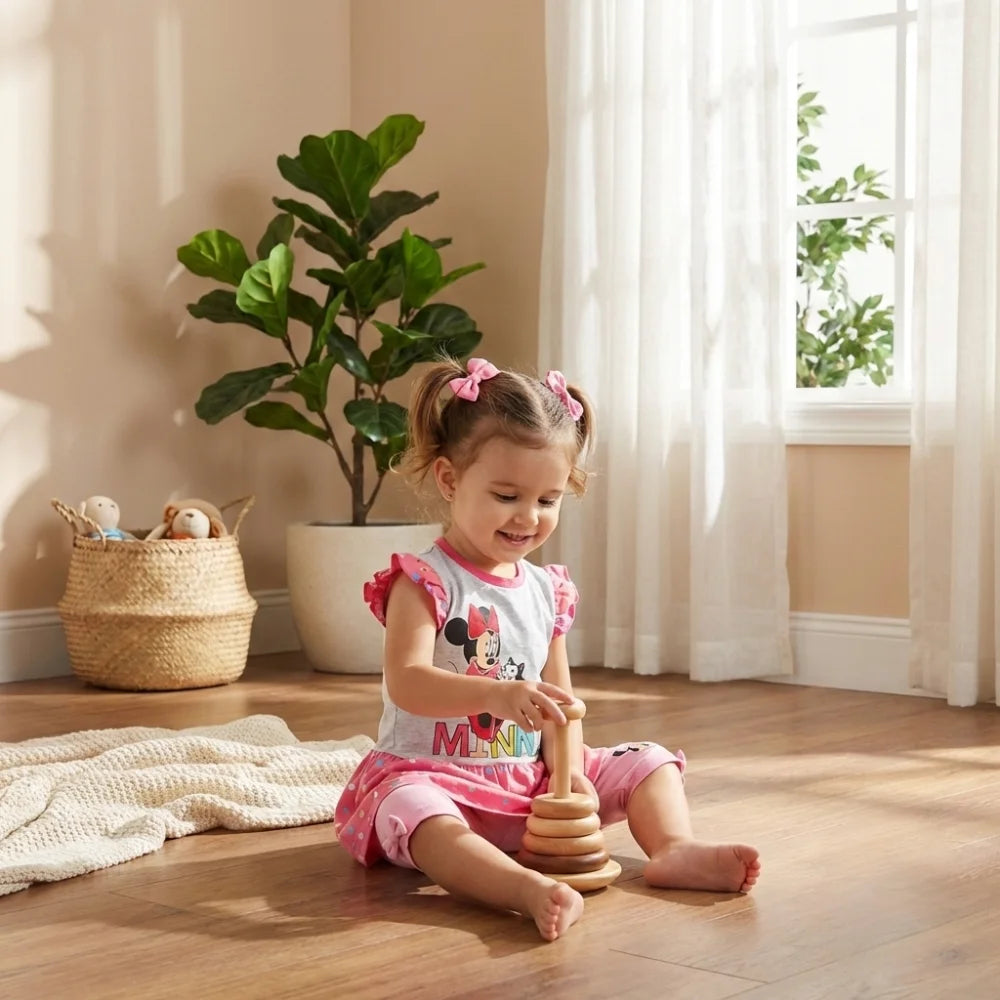 Disney Minnie Maus Baby 2 tlg Mädchen Set Kleid plus Leggings - WS-Trend.de