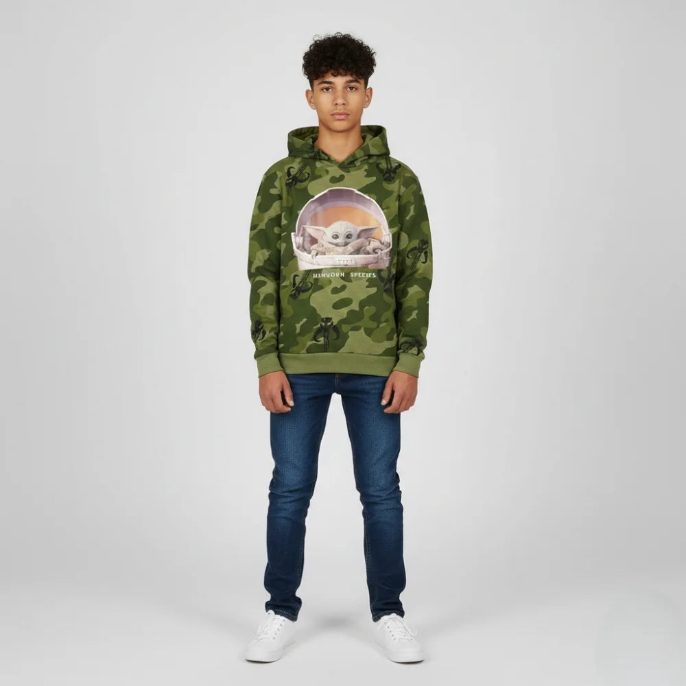 Star Wars Mandalorian Baby Yoda Jungen Hoodie Kapuzenpullover - WS-Trend.de