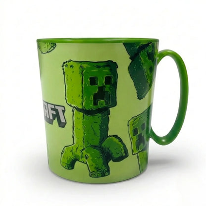 Minecraft Creeper Kinder Geschirr-Set 3 teilig Becher 350 ml Teller Schüssel - WS-Trend.de