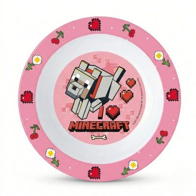 Minecraft Creeper Kinder Geschirr-Set 3 teilig Becher Teller Schüssel - Ansicht 2