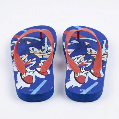 Sonic The Hedgehog Flip Flops Kinder Sandalen Zehentrenner Latschen - WS-Trend.de