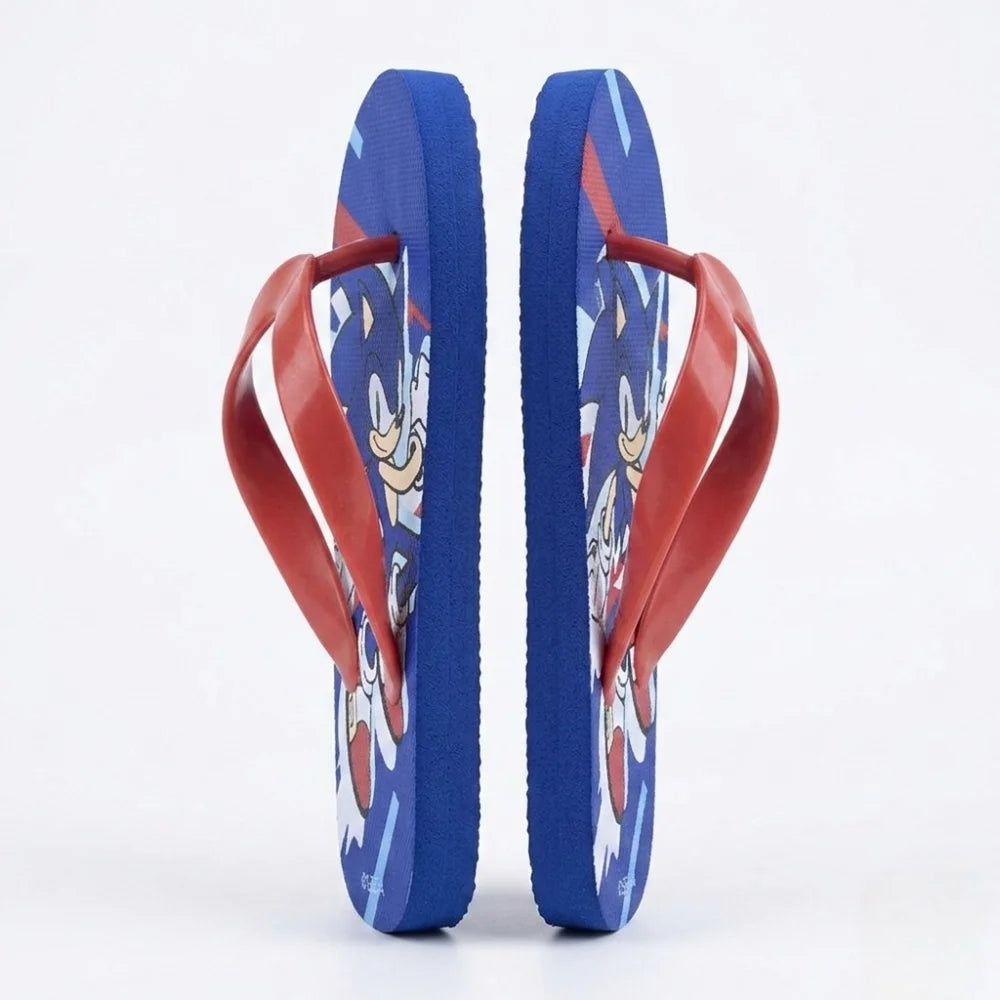 Sonic The Hedgehog Flip Flops Kinder Sandalen Zehentrenner Latschen - WS-Trend.de