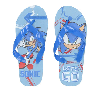 Sonic The Hedgehog Flip Flops Kinder Sandalen Zehentrenner - WS-Trend.de