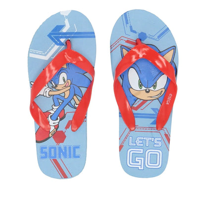 Sonic The Hedgehog Flip Flops Kinder Sandalen Zehentrenner - WS-Trend.de