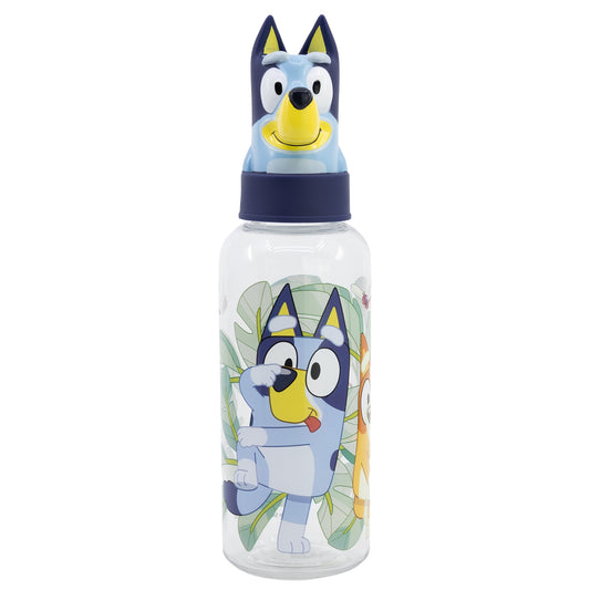 Disney Bluey 3D Kopf Kinder Wasserflasche Trinkflasche Flasche 560 ml