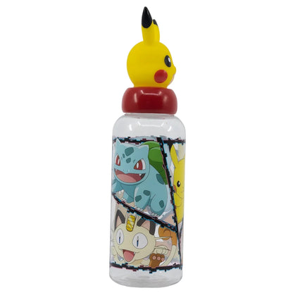 Pokemon Pikachu 3D Deckel Kinder Wasserflasche Trinkflasche - WS-Trend.de Flasche 560 ml
