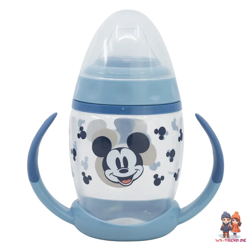 Disney Baby Mickey Maus Milchflasche Babyfläschchen Haltegriff 270 ml - WS-Trend.de