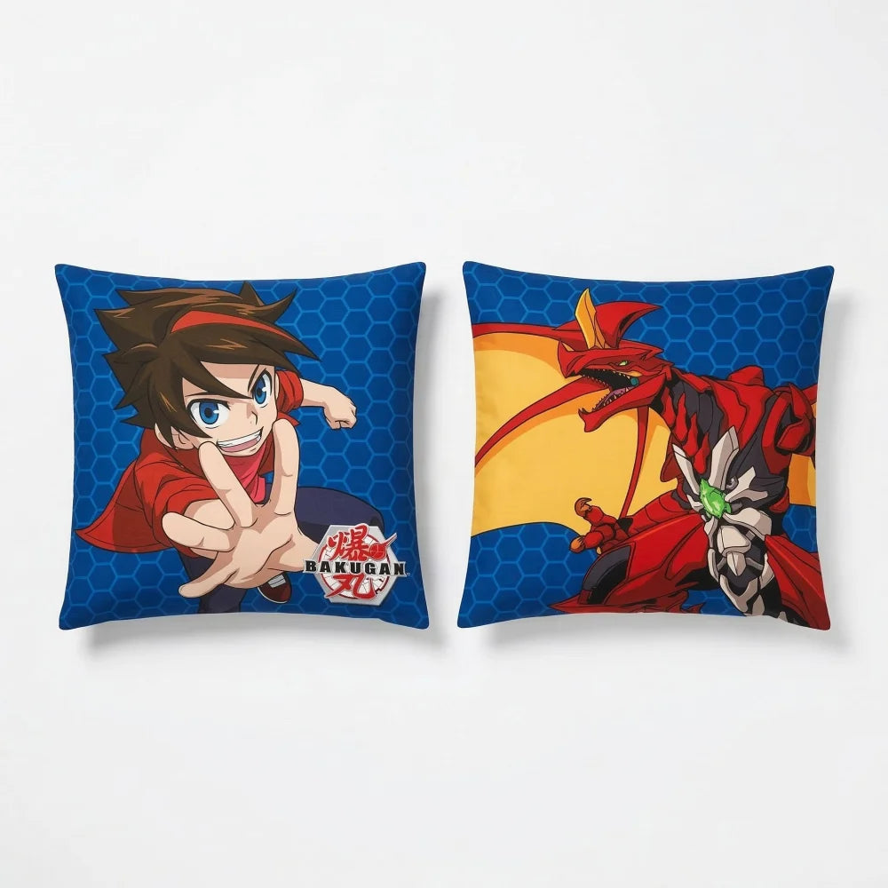 Anime Bakugan Mikrofaser Kinder Bettwäsche Set 135/140x200 - WS-Trend.de