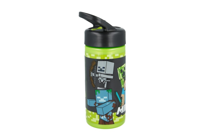 Minecraft Creeper Alex Steve Kinder Wasserflasche - WS-Trend.de Trinkflasche Flasche 410 ml
