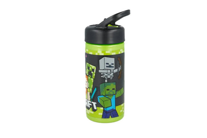 Minecraft Creeper Alex Steve Kinder Wasserflasche - WS-Trend.de Trinkflasche Flasche 410 ml