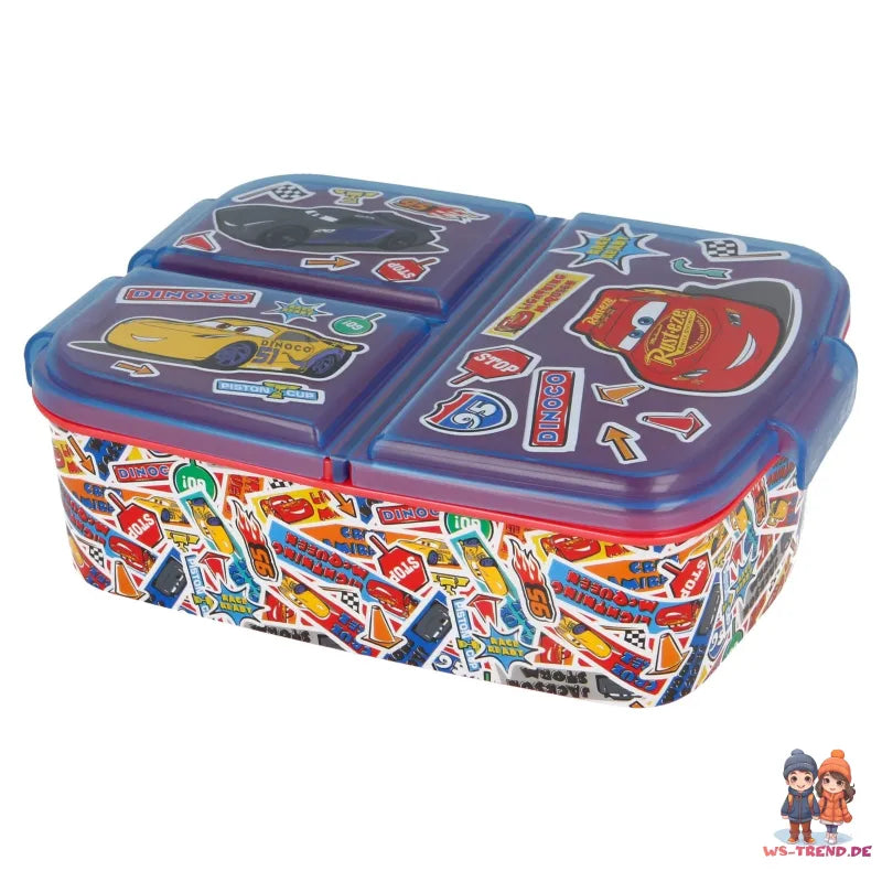 Disney Cars Lightning McQueen 2 teiliges Lunch Set - Brotdose - Trinkflasche - WS-Trend.de