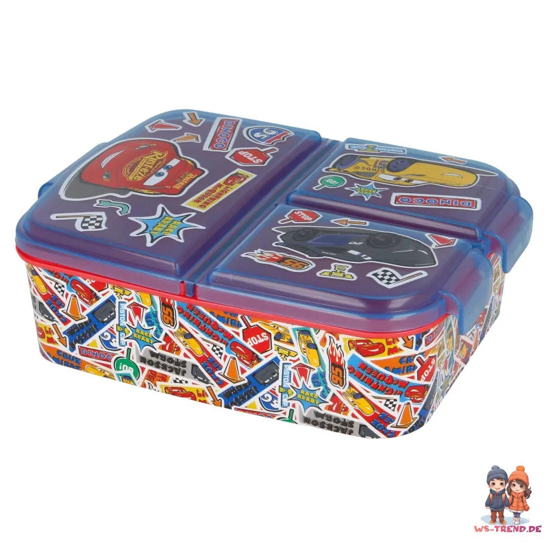 Disney Cars Lightning McQueen 2 teiliges Lunch Set - Brotdose - Trinkflasche - WS-Trend.de