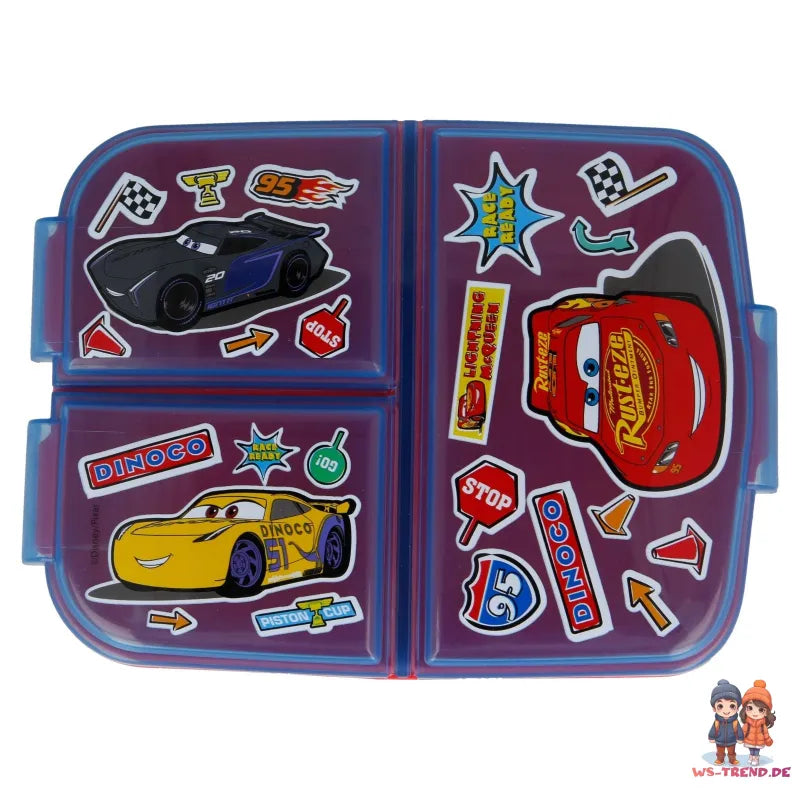 Disney Cars Lightning McQueen 2 teiliges Lunch Set - Brotdose - Trinkflasche - WS-Trend.de