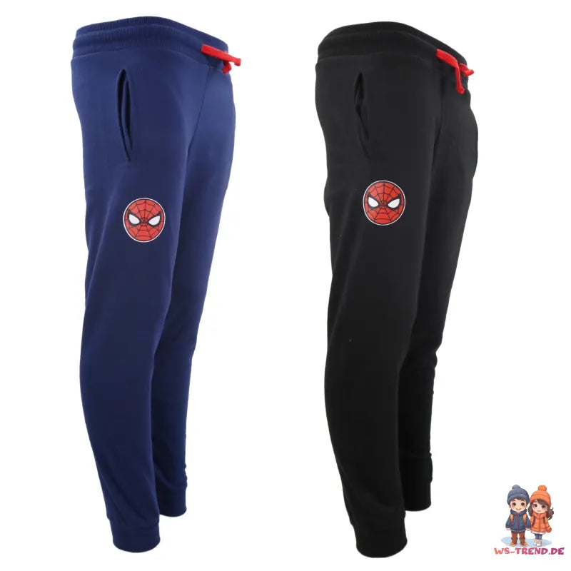 Marvel Spiderman Kinder Jogginghose Sporthose - WS-Trend.de Jungen Hose 104-134 Blau Schwarz