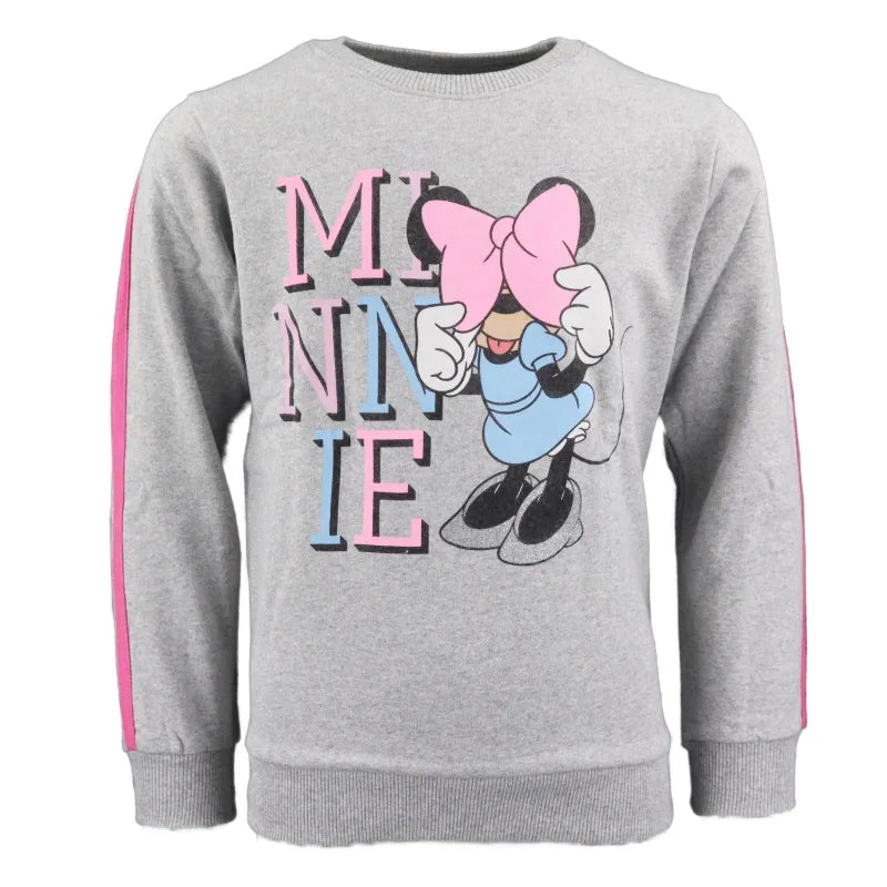 Disney Minnie Maus Mädchen Kinder Pullover Sweater Pulli - WS-Trend.de Velour Gr. 104 - 134