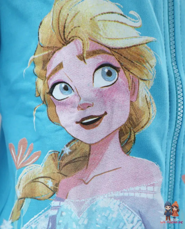 Disney Die Eiskönigin Elsa Kinder Kapuzen Pulli Jacke - WS-Trend.de Pullover Hoodie Kapuze Gr.104-134 Mädchen NEU