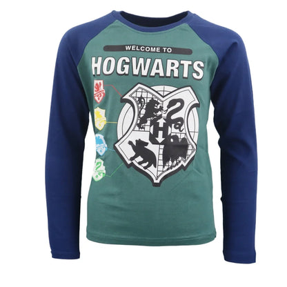 Harry Potter Hogwarts langarm T-Shirt - WS-Trend.de Kinder Shirt 134 - 164 Baumwolle