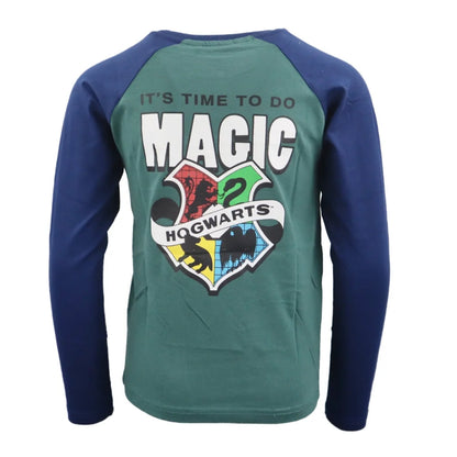 Harry Potter Hogwarts langarm T-Shirt - WS-Trend.de Kinder Shirt 134 - 164 Baumwolle