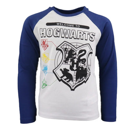 Harry Potter Hogwarts langarm T-Shirt - WS-Trend.de Kinder Shirt 134 - 164 Baumwolle