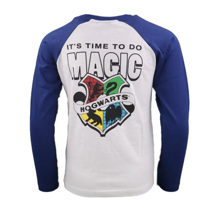 Harry Potter Hogwarts langarm T-Shirt - WS-Trend.de Kinder Shirt 134 - 164 Baumwolle