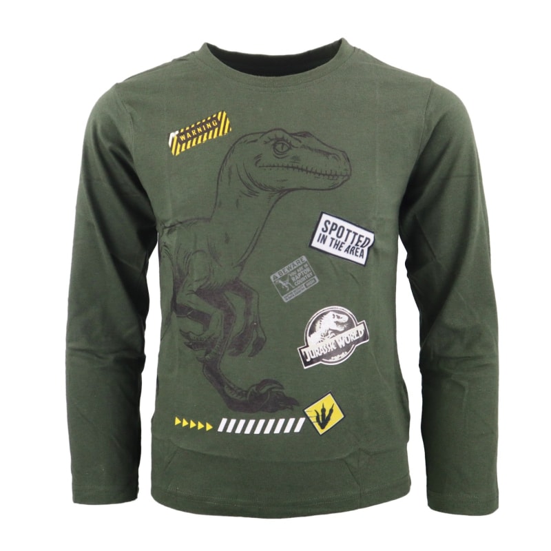Jurassic World Kinder Jungen langarm T-Shirt - WS-Trend.de T-Rex Shirt Gr. 104-134 Dinosaurier