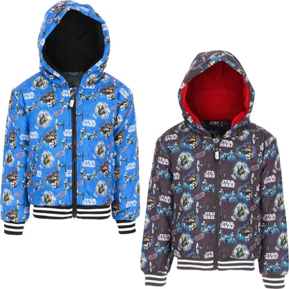 Disney Star Wars Storm Trooper Kinder Winterjacke - WS-Trend.de Jacke Kapuze Jungen 110 - 140