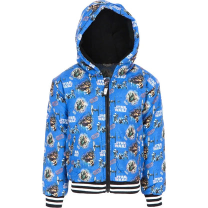 Disney Star Wars Storm Trooper Kinder Winterjacke - WS-Trend.de Jacke Kapuze Jungen 110 - 140