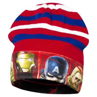 Marvel Avengers - Kinder Jugend Wintermütze - WS-Trend.de der Film Herbst Gr. 52 54 Schwarz Rot