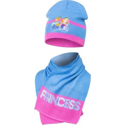 Disney Prinzessinnen Kinder Herbst Wintermütze plus Schal - WS-Trend.de Princess Rapunzel Cinderella mit 48 51
